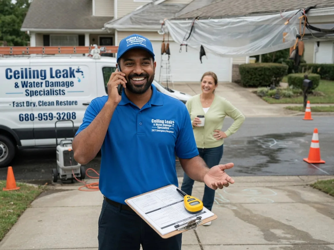 Ceiling Leak Cleanup Cleghorn, IA FAQs